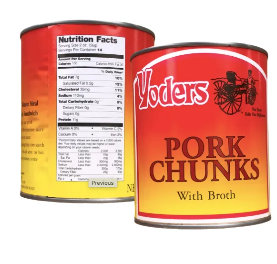 Yoder Canned Meats Premium Variety Pack (Beef, Chicken, Hamburger, Turkey, Pork, Pork Sausage) 12 Cans/Full Case