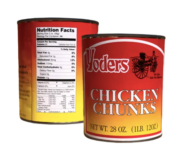 Yoder Canned Meats Premium Variety Pack (Beef, Chicken, Hamburger, Turkey, Pork, Pork Sausage) 12 Cans/Full Case